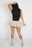Cheer Me On Mini Skirt (Nude)