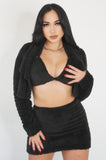 Teaser 3pc Skirt Set (Black)