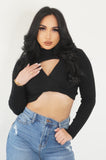 Material Girl Crop (Black)